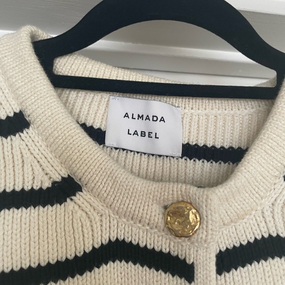 Almada The Label Striped Nova Cardigan - Picture 5 of 16